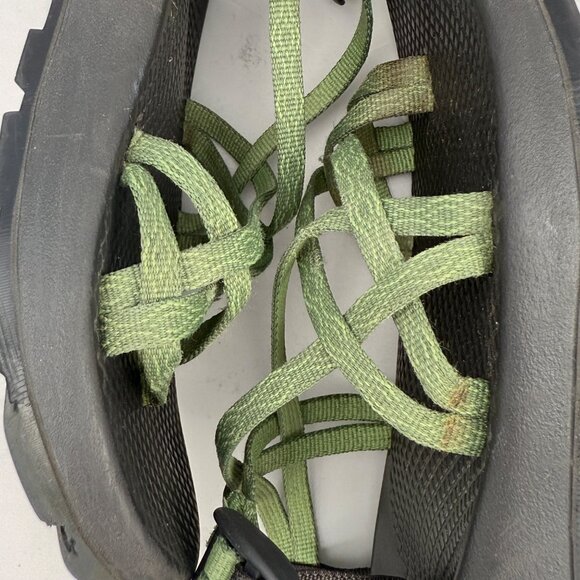Chaco Sandals Womens 9 Green Adjustable Straps Durable Sole Outdoor Adventure - Picture 11 of 12
